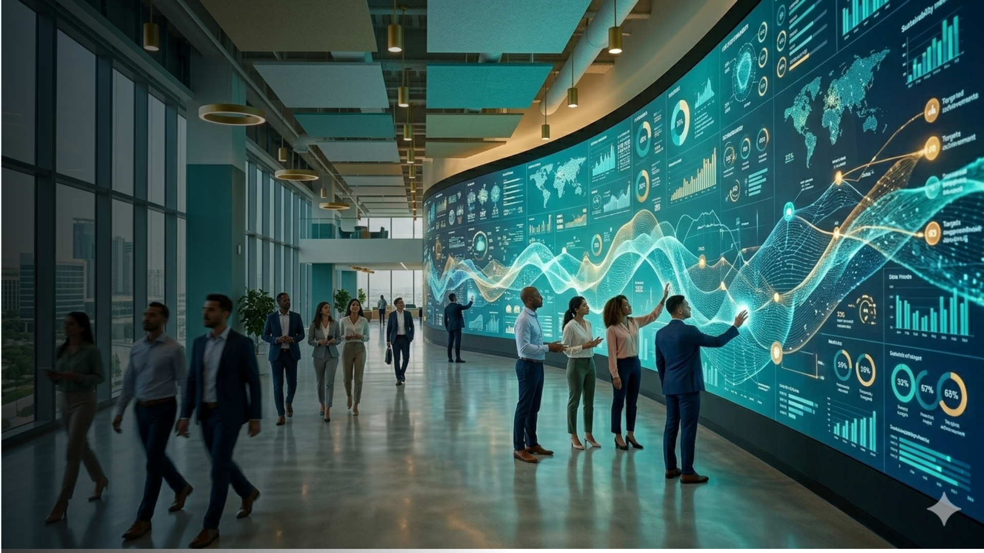 Axosomatic ESG advisory and sustainability strategy visual