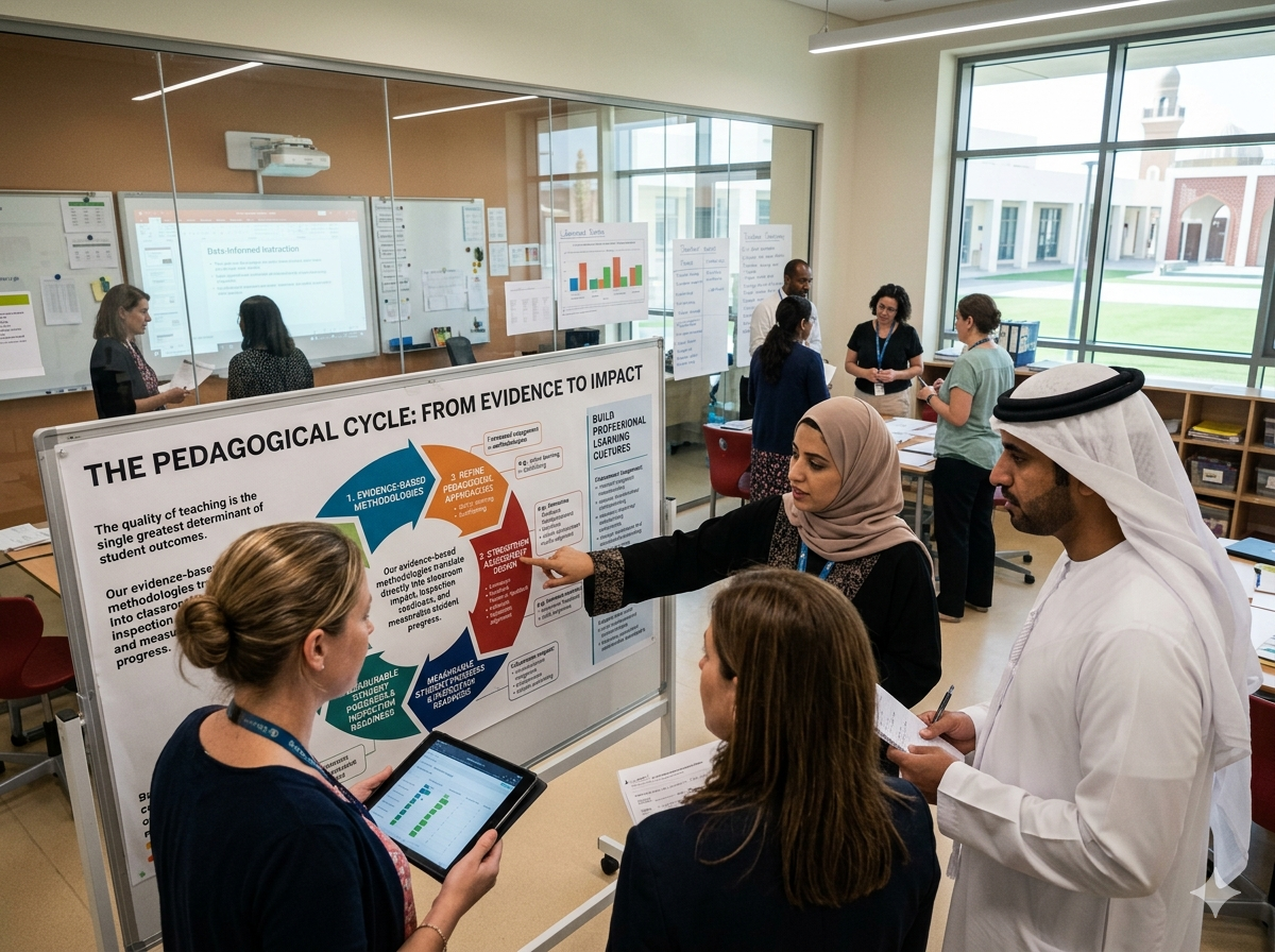 Teacher facilitating an engaging classroom lesson